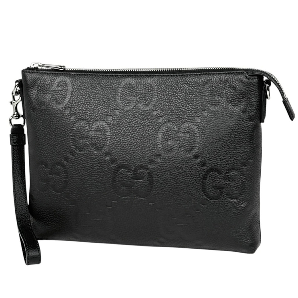 Gucci Shoulder Bag Gucci Guccissima Leather Black